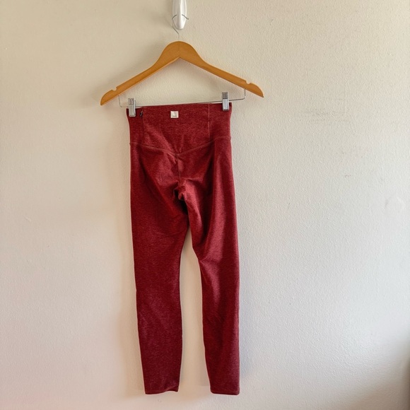 Vuori Clean Elevation Pull-on Legging In Red Heather color size XS - Picture 3 of 6